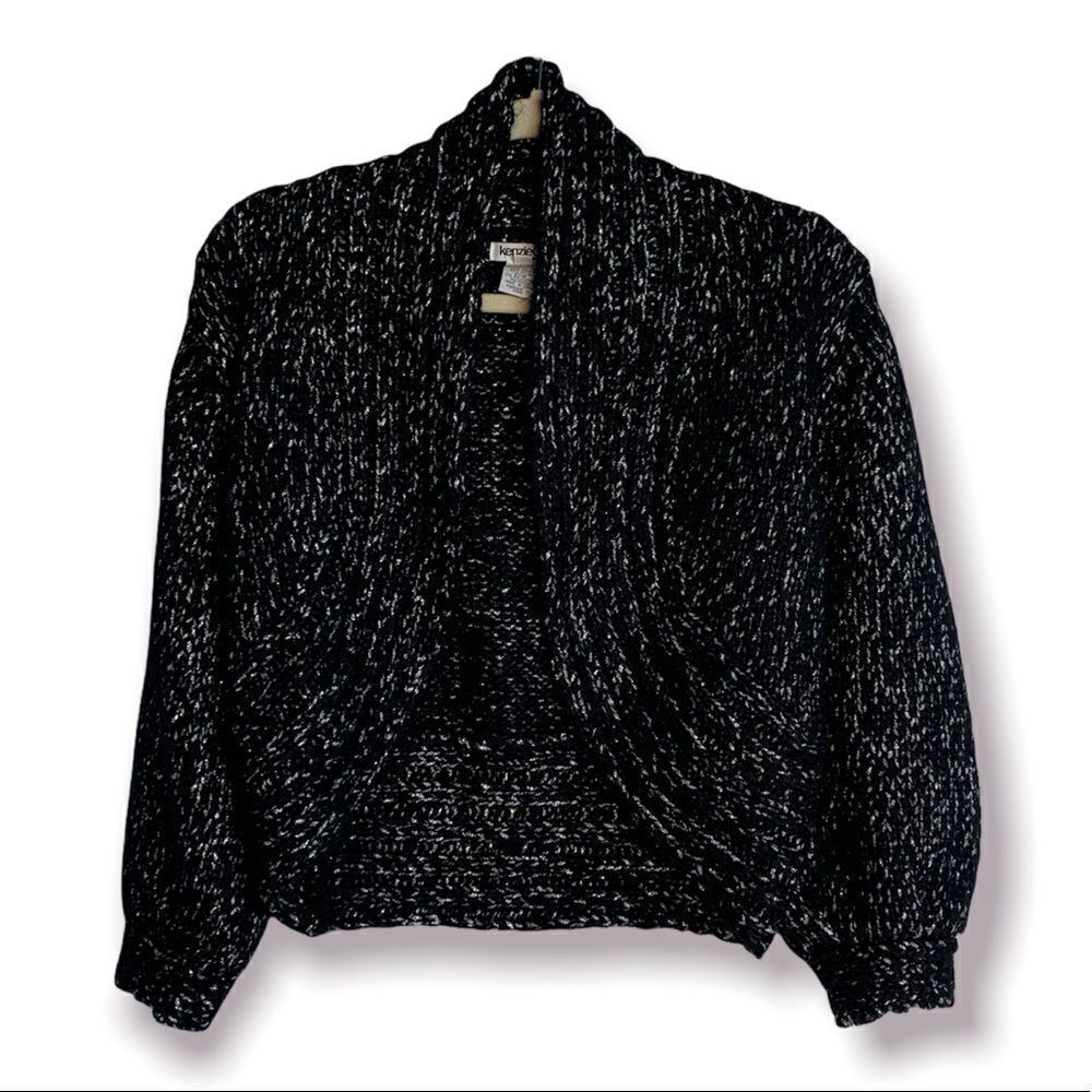 Kenzie Girl Cropped Metallic Sweater